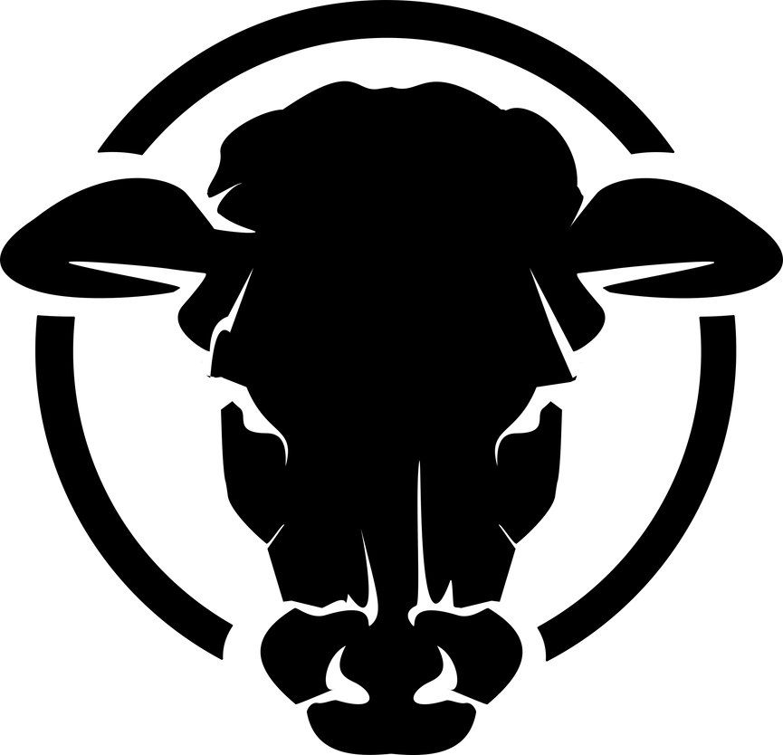 Head of Cow Illustration